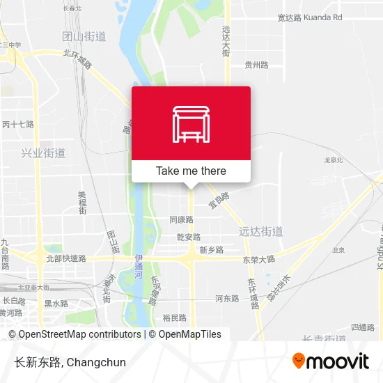 长新东路 map