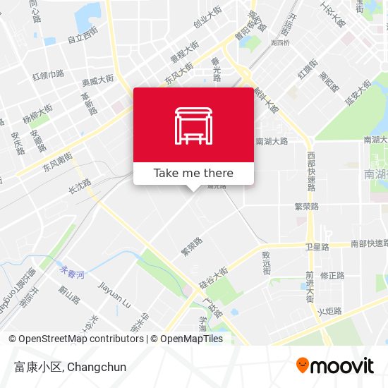 富康小区 map