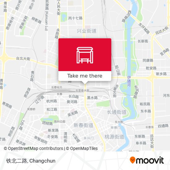 铁北二路 map
