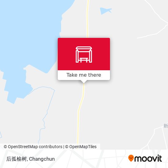 后孤榆树 map