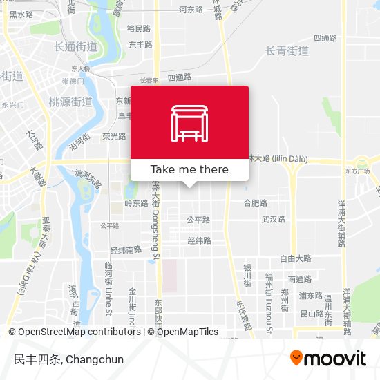 民丰四条 map
