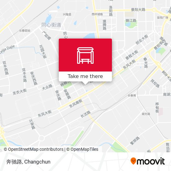 奔驰路 map
