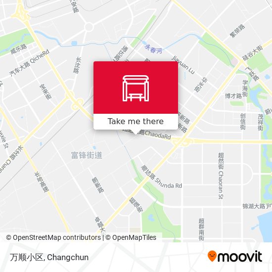 万顺小区 map