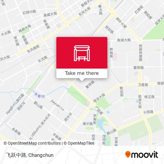 飞跃中路 map