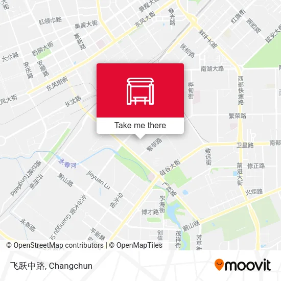 飞跃中路 map
