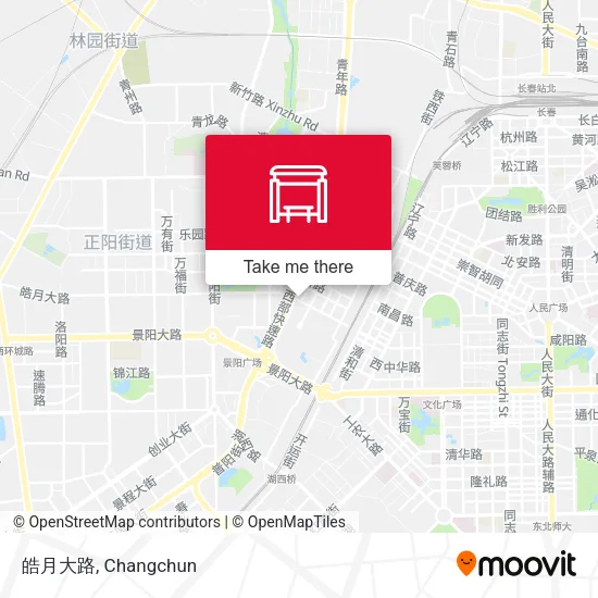 皓月大路 map