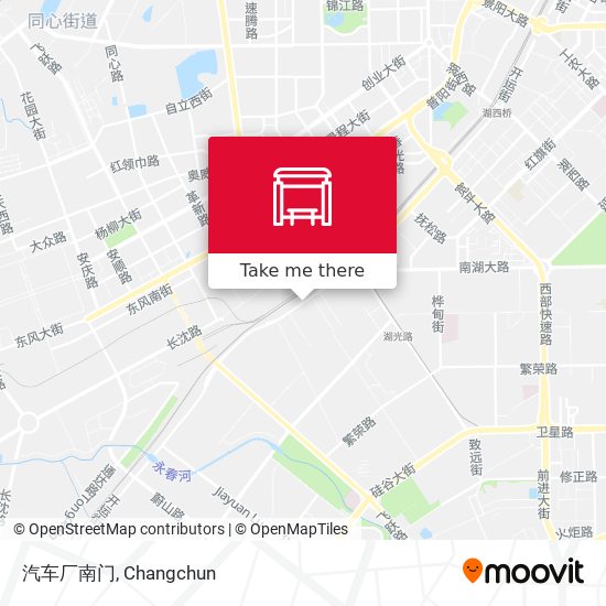 汽车厂南门 map