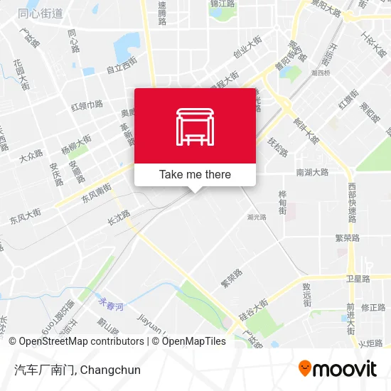 汽车厂南门 map