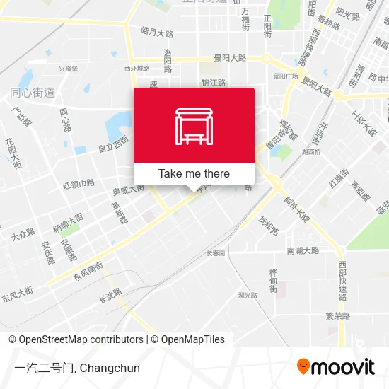 一汽二号门 map