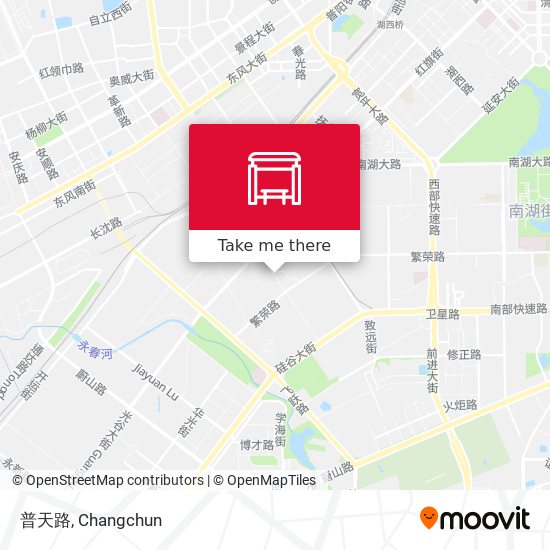 普天路 map