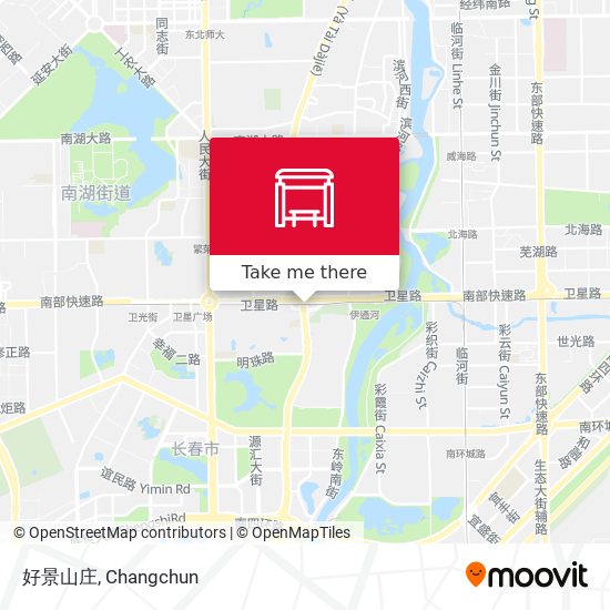 好景山庄 map