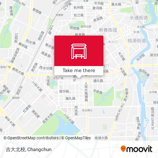 吉大北校 map