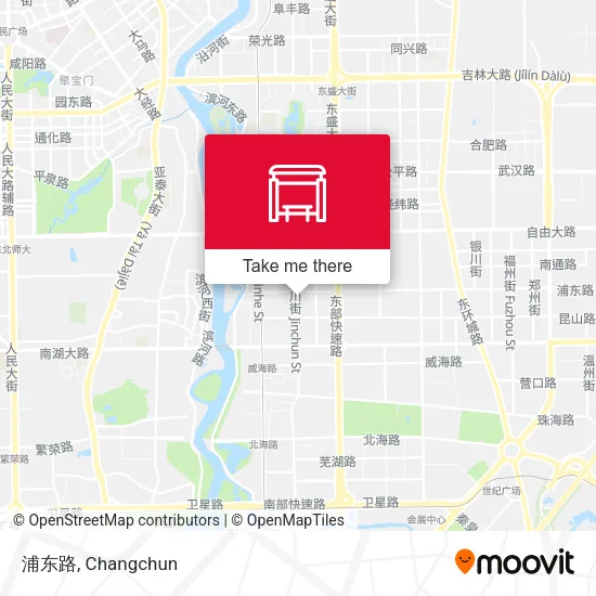 浦东路 map