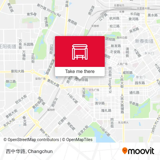 西中华路 map