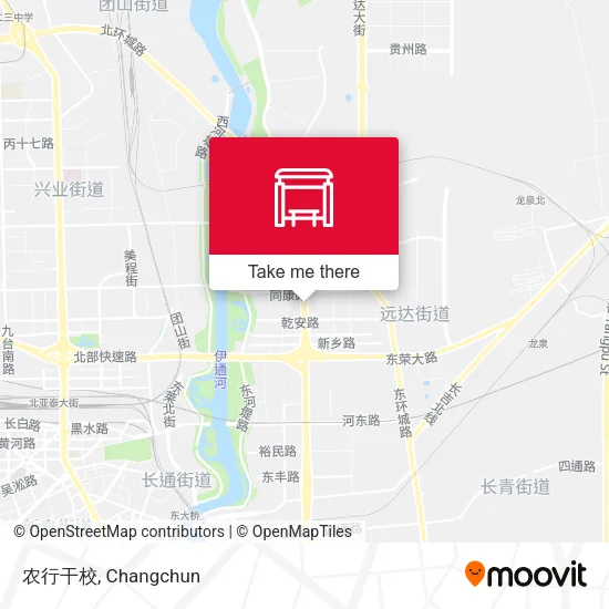 农行干校 map