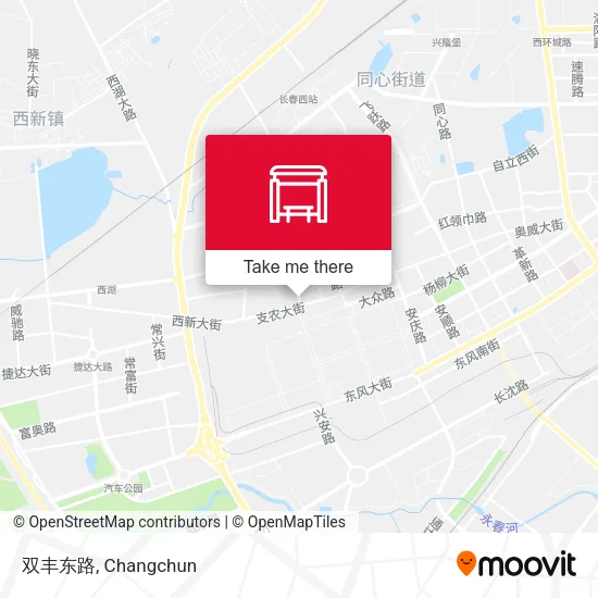 双丰东路 map