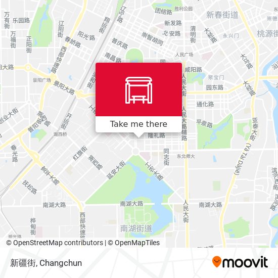 新疆街 map