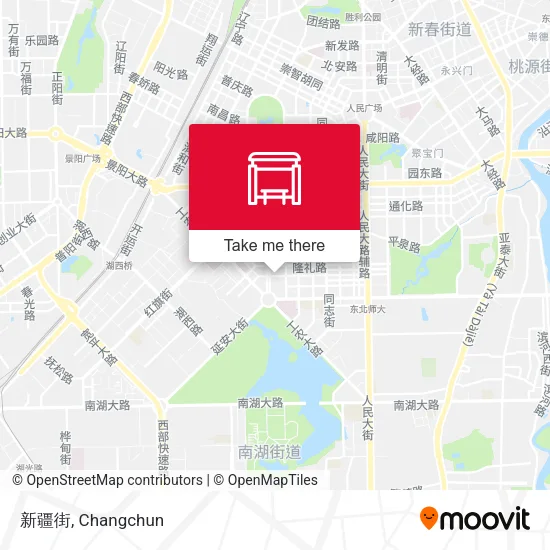 新疆街 map