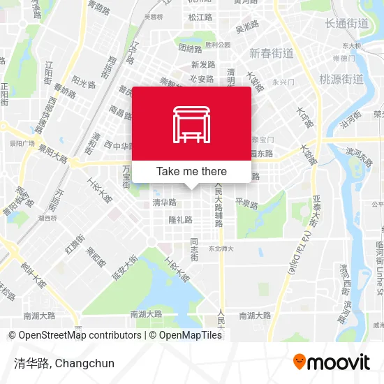 清华路 map