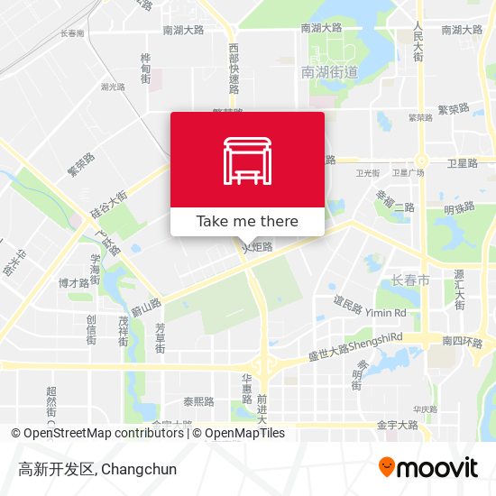 高新开发区 map