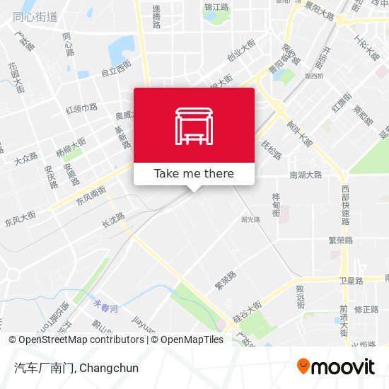 汽车厂南门 map