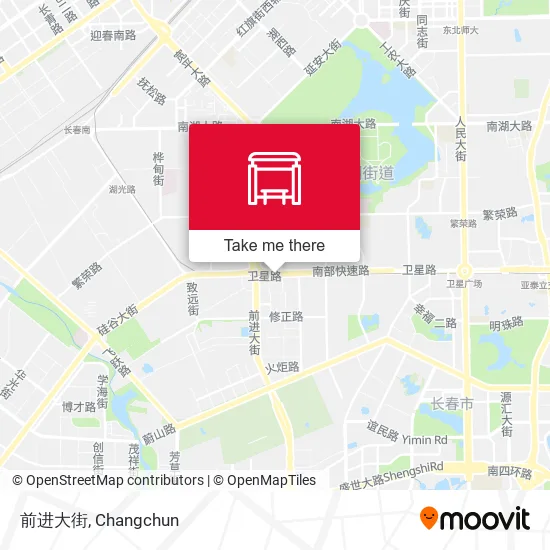 前进大街 map