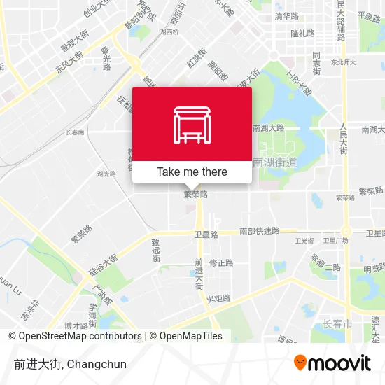 前进大街 map
