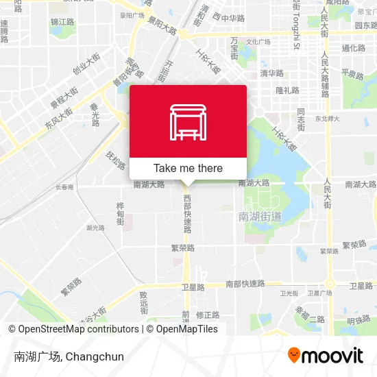 南湖广场 map