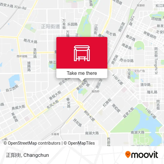 正阳街 map