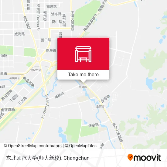 东北师范大学(师大新校) map