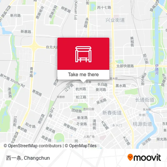 西一条 map