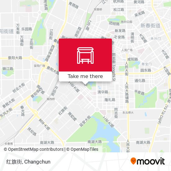红旗街 map