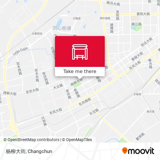杨柳大街 map
