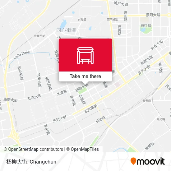 杨柳大街 map