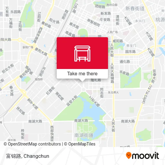 富锦路 map