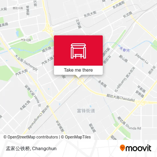 孟家公铁桥 map