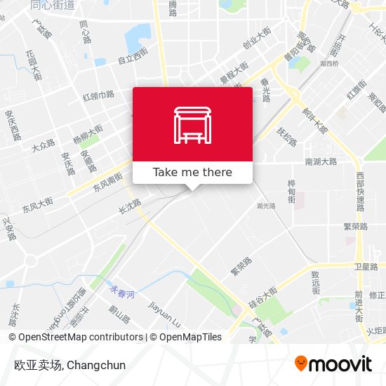 欧亚卖场 map