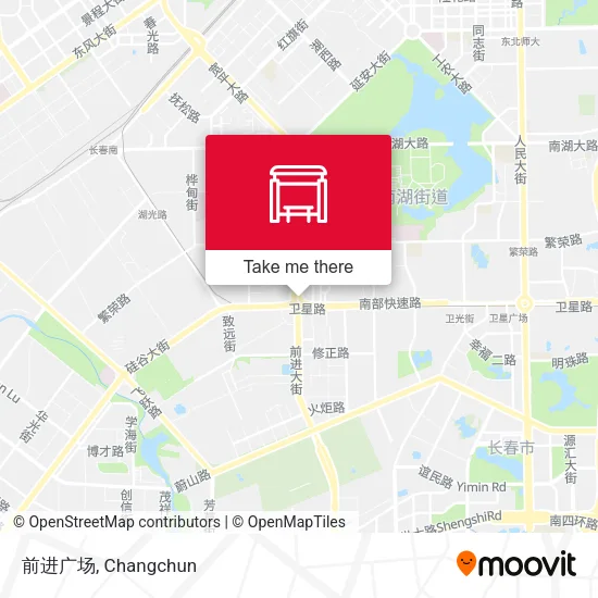 前进广场 map