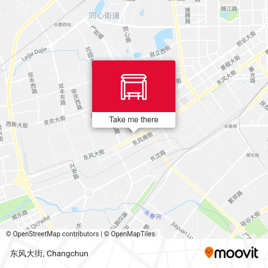 东风大街 map