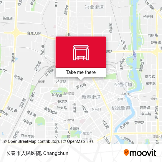 长春市人民医院 map