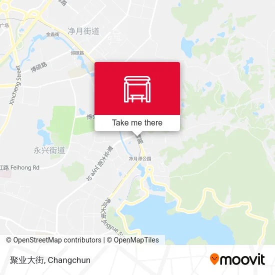 聚业大街 map