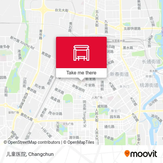 儿童医院 map