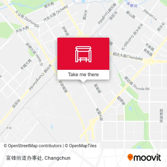 富锋街道办事处 map