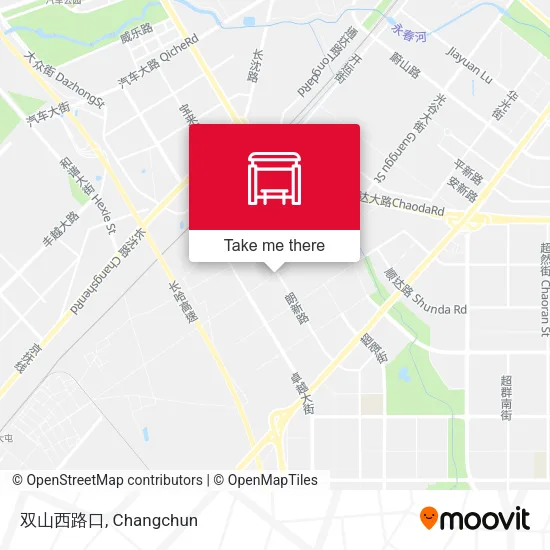 双山西路口 map