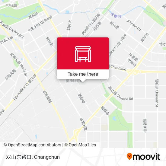 双山东路口 map