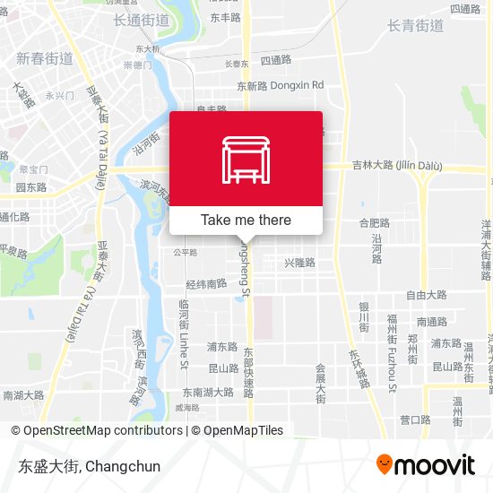 东盛大街 map