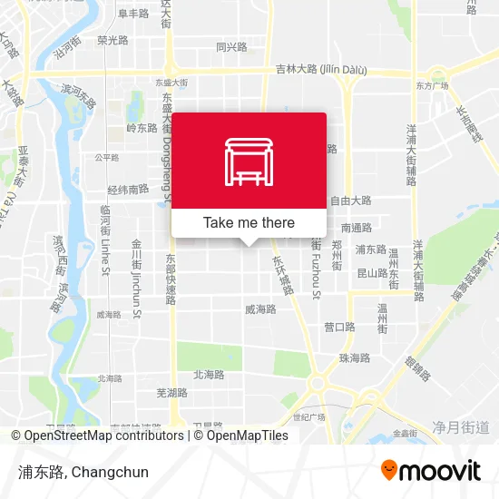 浦东路 map