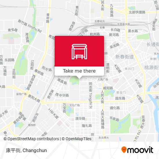 康平街 map