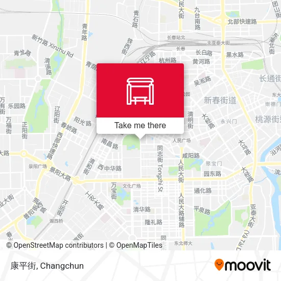 康平街 map