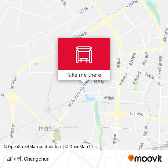 四间村 map
